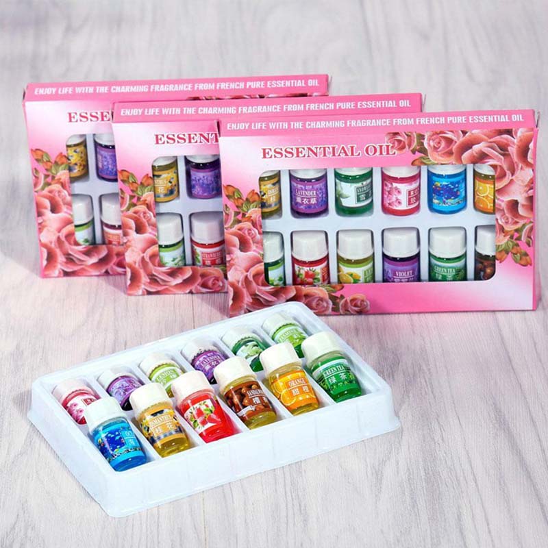 12pcs Aromatherapy Essential Oil Pack for Indoor Humidifiers