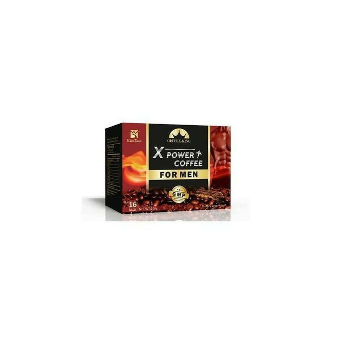 X Power Men's Performance Coffee – Natural Libido Booster, Energy Enhancer & Stamina Support