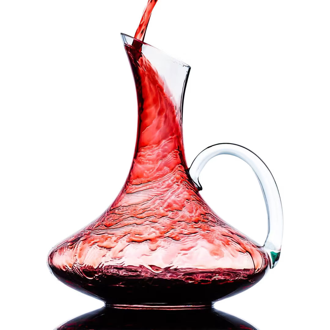 1.8L Glass Wine Carafe with Handle
