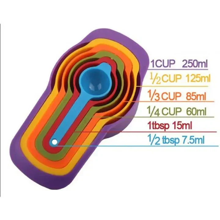 6pcs Measuring Cup and Spoon Set